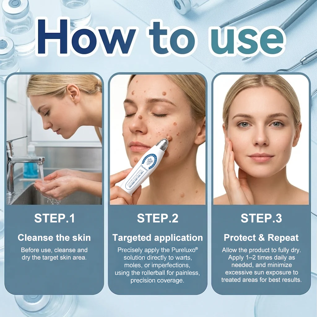 Pureluxo® 7-Day Tag & Spot Eraser (Zero Pain, Zero Scars Rollerball)