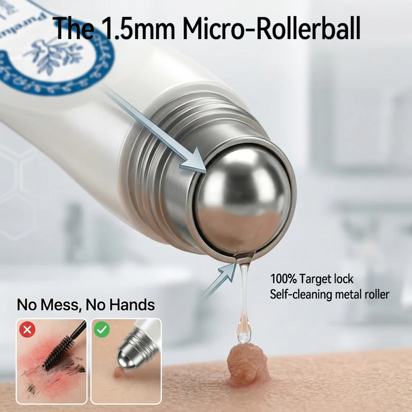 Pureluxo® 7-Day Tag & Spot Eraser (Zero Pain, Zero Scars Rollerball)